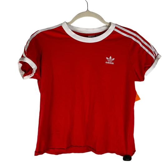 Athletic Top Short Sleeve By Adidas  Size: 1x