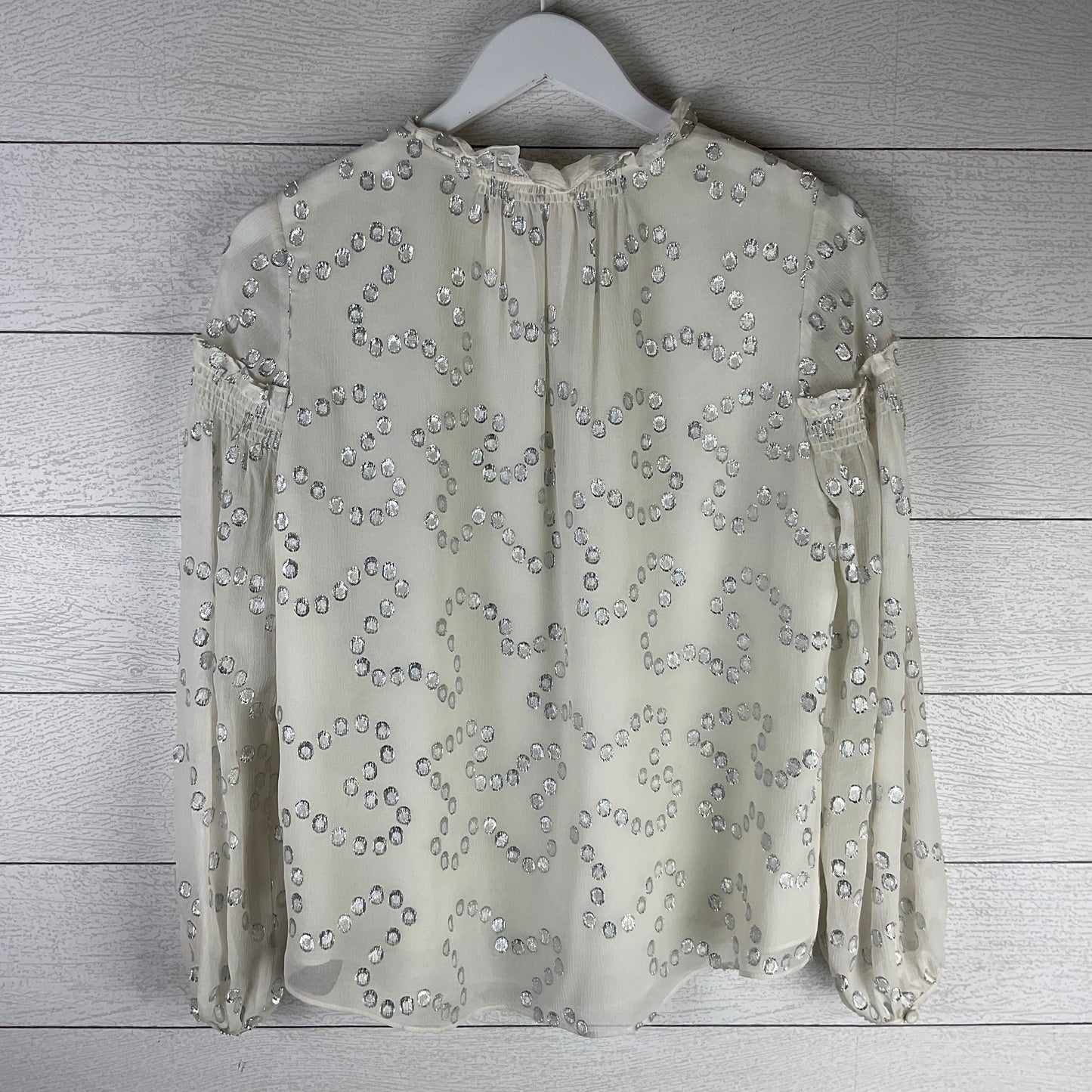 Top Long Sleeve By Rebecca Taylor  Size: S